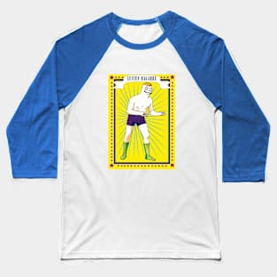 Wrestler - "Lucien Bagarre" Baseball T-Shirt